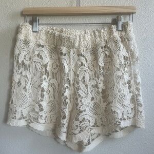 Crochet Shorts / Swim Cover-Up
